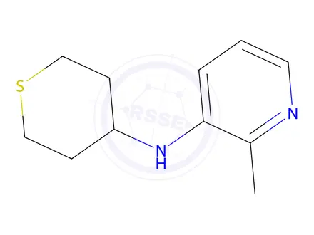 Chemical structure of 2-Methyl-N-(tetrahydro-2h-thiopyran-4-yl)pyridin-3-amine