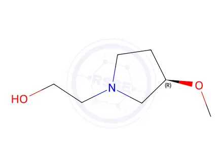 Chemical structure of (R)-2-(3-Methoxypyrrolidin-1-yl)ethanol