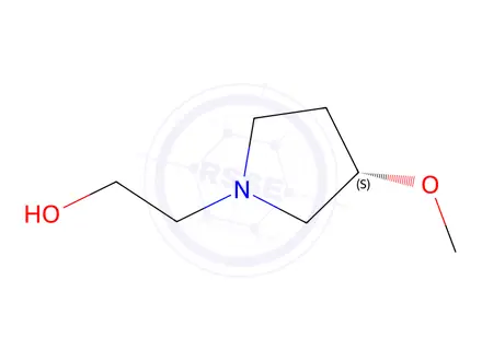 Chemical structure of 2-((S)-3-Methoxy-pyrrolidin-1-yl)-ethanol