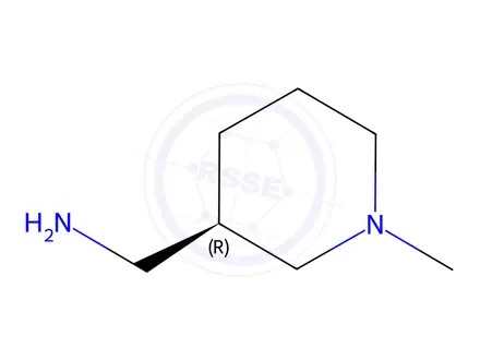 Chemical structure of (R)-1-Methyl-3-aminomethyl-piperidine dihydrochloride