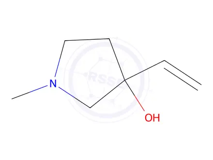 Chemical structure of 3-Ethenyl-1-methylpyrrolidin-3-ol
