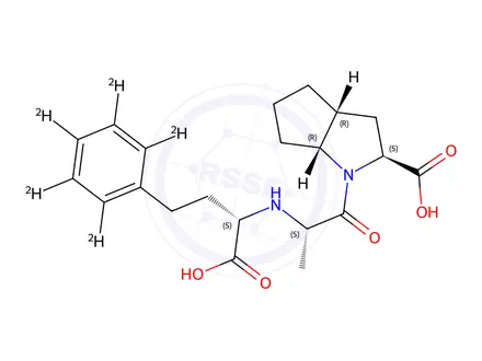 Chemical structure of Ramiprilat-d5 (Mixture of Diastereomers)