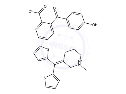 Chemical structure of Tipepidine Hibenzate