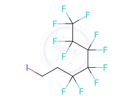 Chemical structure of 1,1,1,2,2,3,3,4,4,5,5-undecafluoro-7-iodoheptane