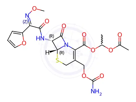 Chemical structure of Cefuroxime axetil