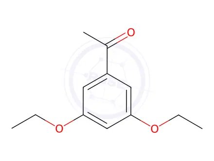 Chemical structure of 1-(3,5-Diethoxyphenyl)ethan-1-one