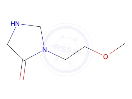 Chemical structure of 3-(2-methoxyethyl)imidazolidin-4-one