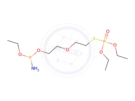 Chemical structure of Phosphorothioic acid S-[2-(diethoxyphosphinylamino)ethyl]O,O-diethyl ester