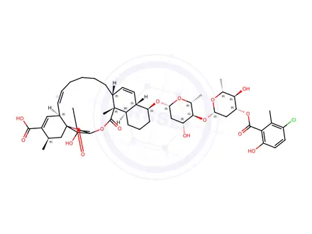 Chemical structure of O-demethylchlorothricin