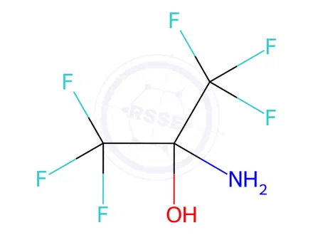Chemical structure of 2-Aminohexafluoropropan-2-ol