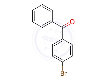 Chemical structure of 4-Bromobenzophenone