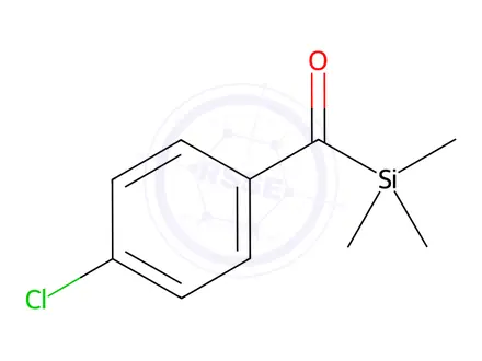 Chemical structure of (4-Chlorophenyl)(trimethylsilyl)methanone