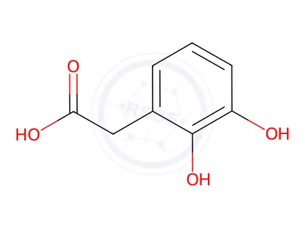 Chemical structure of 2,3-Dihydroxyphenylacetic Acid