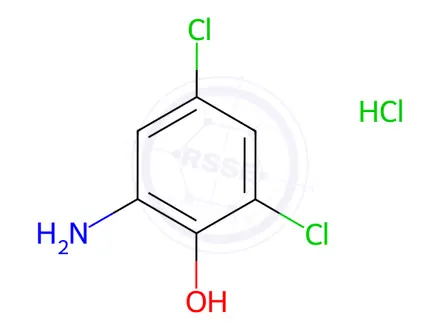 Chemical structure of Oxyclozanide Impurity 2