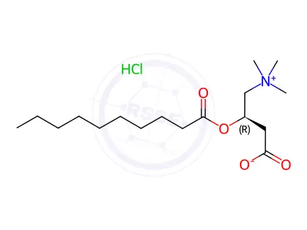 Chemical structure of Decanoyl-L-carnitine Chloride