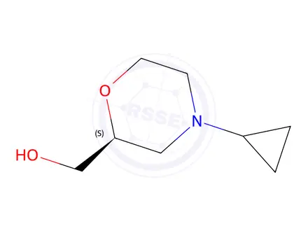 Chemical structure of (S)-(4-Cyclopropylmorpholin-2-yl)methanol