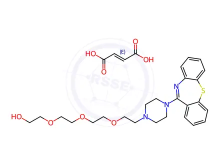 Chemical structure of Quetiapine EP Impurity J Fumarate Salt