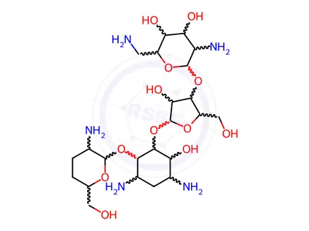 Chemical structure of Neomycin Sulfate Impurity 12