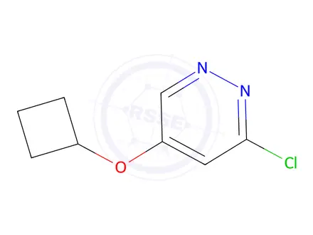 Chemical structure of 3-Chloro-5-cyclobutoxypyridazine