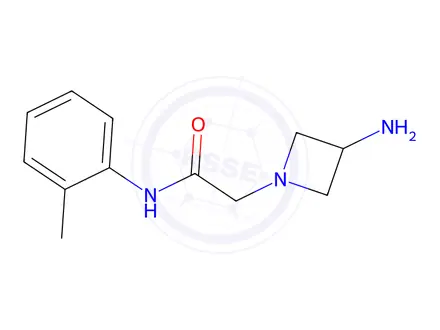 Chemical structure of 2-(3-aminoazetidin-1-yl)-n-(2-methylphenyl)acetamide