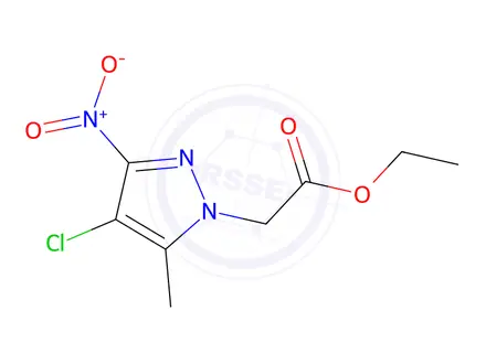 Chemical structure of Ethyl 2-(4-chloro-5-methyl-3-nitro-1h-pyrazol-1-yl)acetate