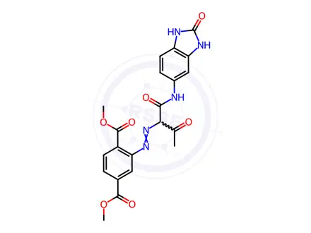 Chemical structure of Pigment Yellow 175