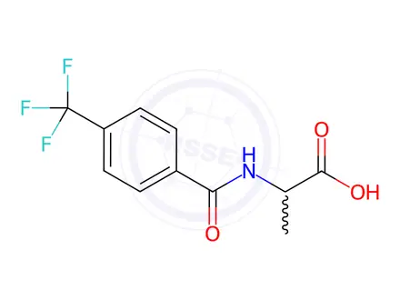 Chemical structure of (4-(Trifluoromethyl)benzoyl)alanine