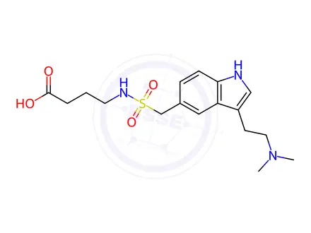 Chemical structure of Almotriptan Impurity 17