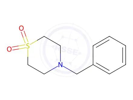 Chemical structure of 4-Benzylthiomorpholine 1,1-dioxide