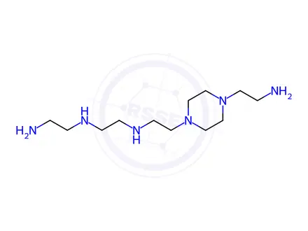 Chemical structure of N-[2-[(2-aminoethyl)amino]ethyl]-1,4-piperazine diethanamine