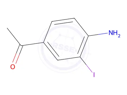 Chemical structure of 1-(4-Amino-3-Iodophenyl)Ethanone