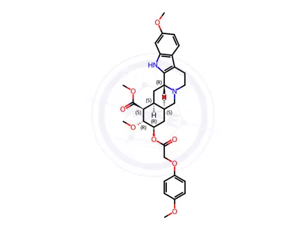 Chemical structure of Mefeserpine