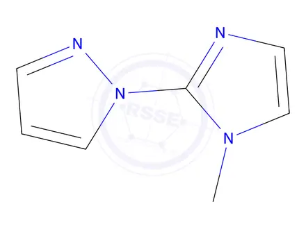 Chemical structure of 1-(1-Methyl-1H-imidazol-2-yl)-1H-pyrazole