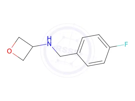 Chemical structure of N-(4-Fluorobenzyl)oxetan-3-amine