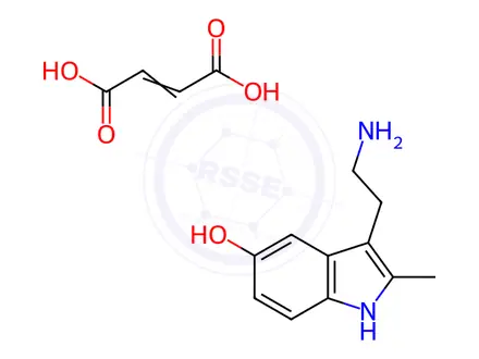 Chemical structure of 2-Methylserotonin Maleate Salt