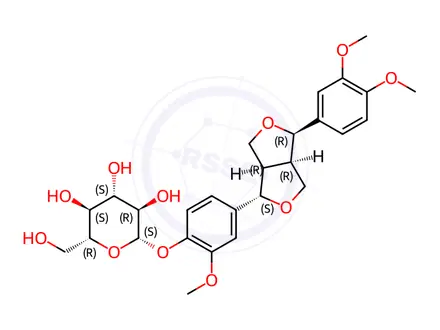 Chemical structure of Forsythin