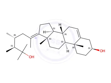 Chemical structure of 25-hydroxysarcosterol
