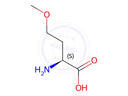 Chemical structure of (S)-2-amino-4-methoxybutanoic acid
