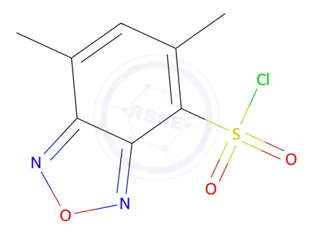 Chemical structure of 5,7-Dimethyl-2,1,3-benzoxadiazole-4-sulfonyl Chloride