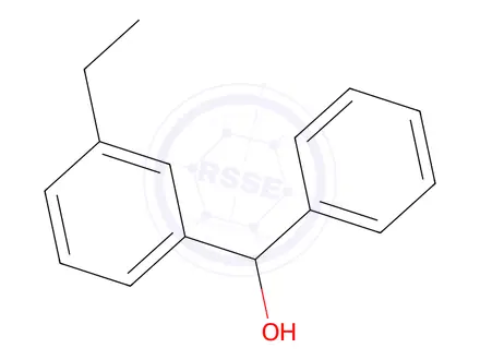Chemical structure of (3-Ethylphenyl)(phenyl)methanol