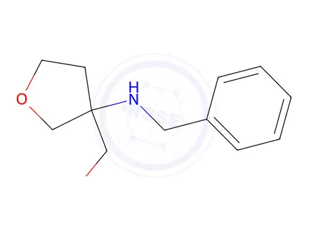 Chemical structure of [3-(Benzylamino)oxolan-3-yl]methanol