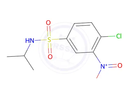 Chemical structure of 4-chloro-N-isopropyl-3-nitrobenzenesulfonamide