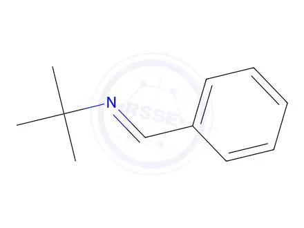 Chemical structure of [N(E)]-2-Methyl-N-(phenyl methylene)-2-propanamine