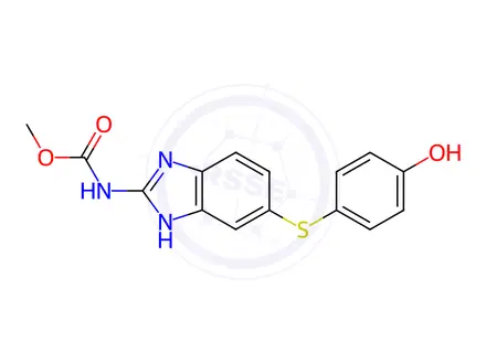 Chemical structure of Hydroxyfenbendazole hydrate