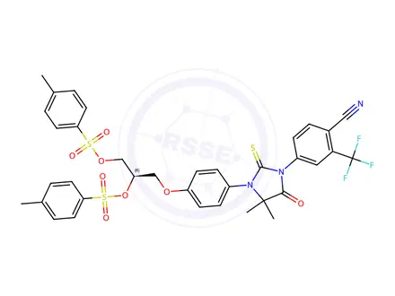 Chemical structure of Rezvilutamide Impurity 3