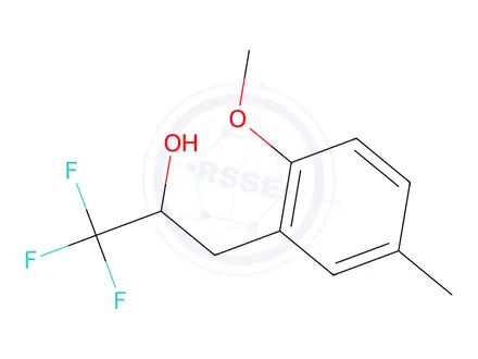 Chemical structure of 1,1,1-Trifluoro-3-(2-methoxy-5-methylphenyl)propan-2-ol