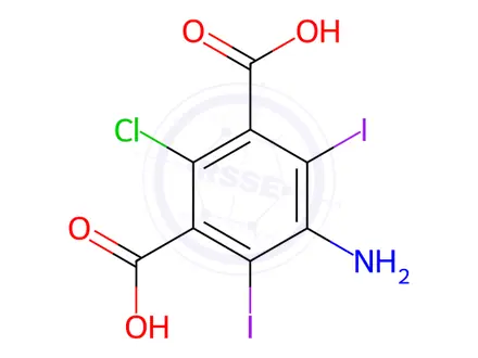 Chemical structure of Iopromide Impurity 122