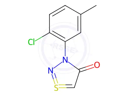 Chemical structure of 3-(2-Chloro-5-methylphenyl)-1,2,3-thiadiazol-3-ium-4-olate