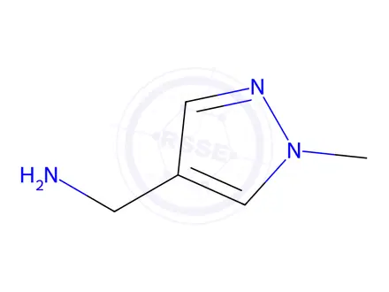 Chemical structure of (1-Methyl-1H-pyrazol-4-yl)methanamine