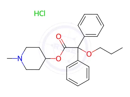 Chemical structure of Propiverine hydrochloride